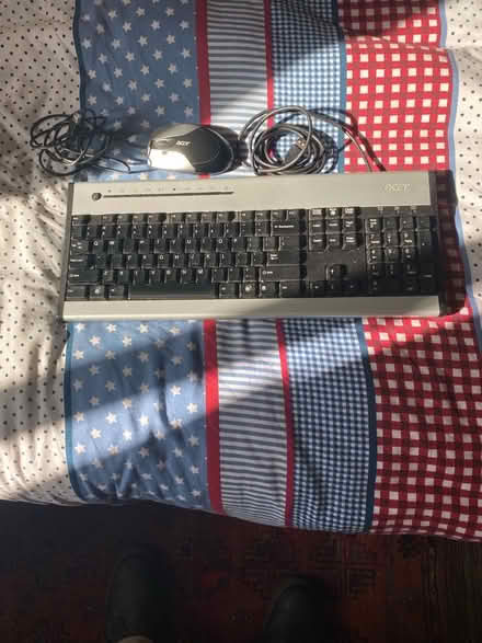 Photo of free Acer computer keyboard & mouse (Barnard's Green WR14) #1
