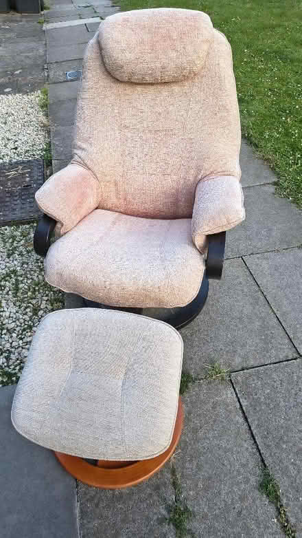 Photo of free Recliner chair & footstool (St. Dunstan's CT2) #2