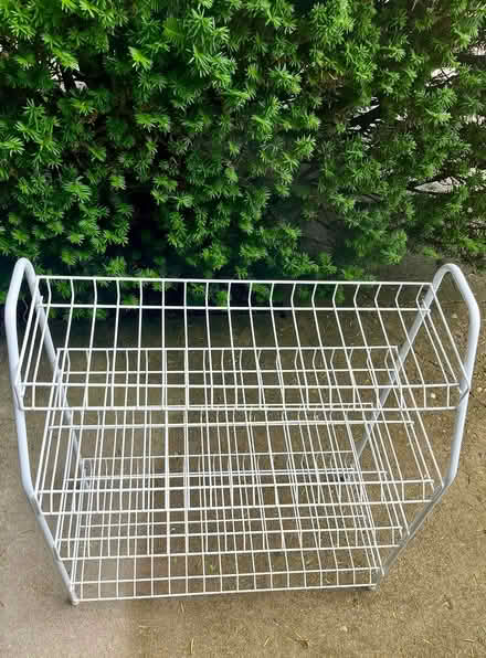 Photo of free 2 newer white shoe racks (Morton Grove, Illinois) #2