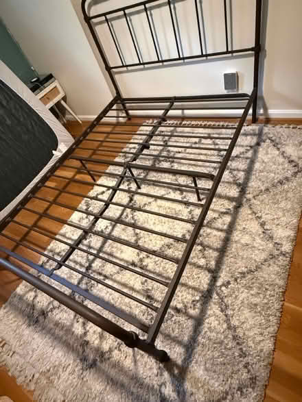 Photo of free Boho Full/Double metal bed frame (Zip 22306 Alexandria) #2