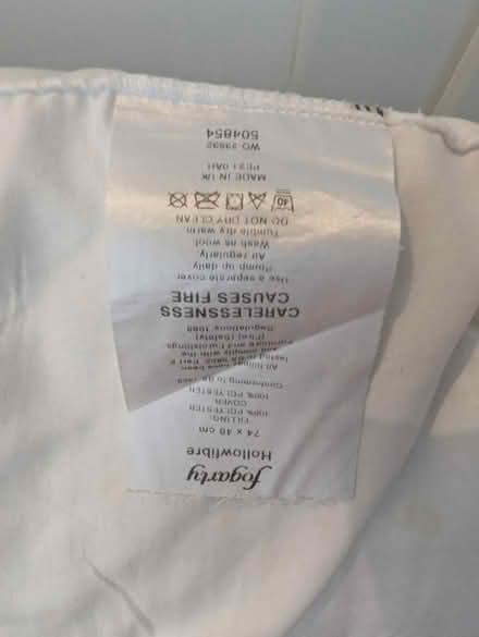 Photo of free 2 x clean pillows (West Norwood SE27) #2