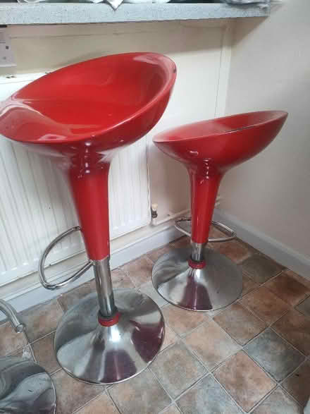 Photo of free Red adjustable stools (Cutteslowe OX2) #1