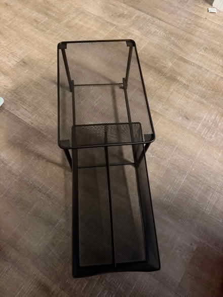 Photo of free Black metal mesh storage bin (Newtown, CT) #3