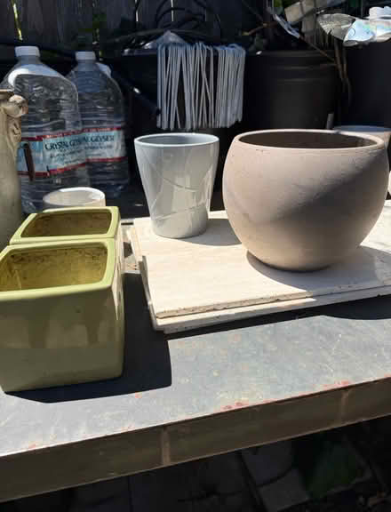 Photo of free Assorted small pots for plants (Mill Valley) #2