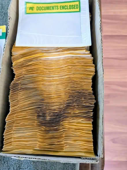 Photo of free "Documents Enclosed" pouches (Enfield SA) #2