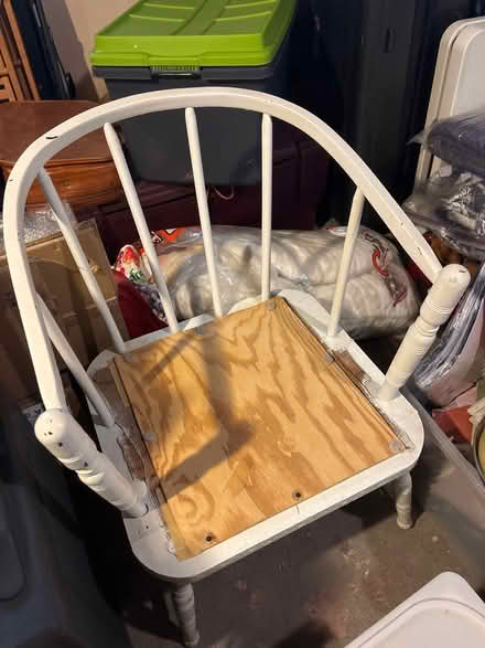 Photo of free White wood chair (North Arlington, NJ) #1