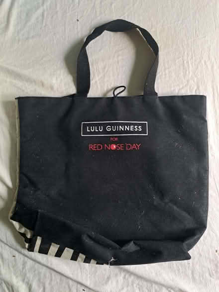 Photo of free Sturdy "red nose day" fabric bag (Battle RG30) #1
