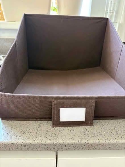Photo of free Brown storage for open shelves - Berkhamsted (Northchurch HP4) #1