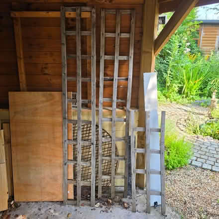 Photo of free 3 x wooden garden trellis (Cherry Orchard SY2) #1