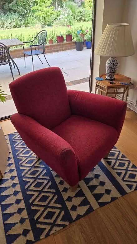 Photo of free Two red armchairs (Woosehill RG41) #1