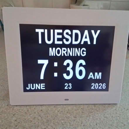 Photo of free Digital Calendar Day Clock (Uplands / Riverside) #1