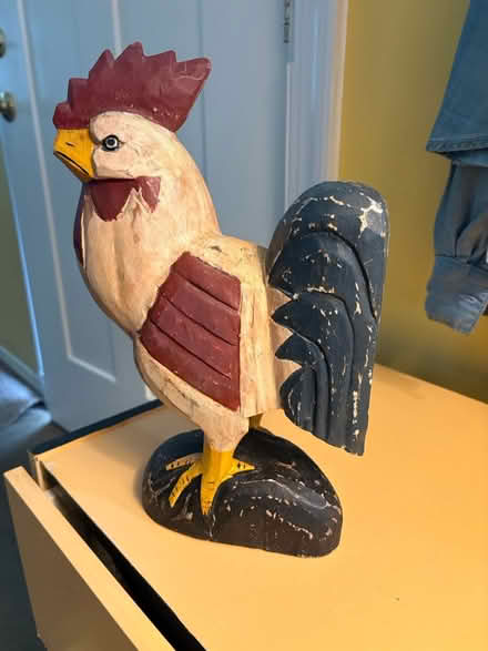 Photo of free Folk art wooden rooster (Lanham) #1