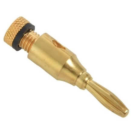 Photo of 4 mm speaker wire banana plugs (Lower Queen Anne) #1