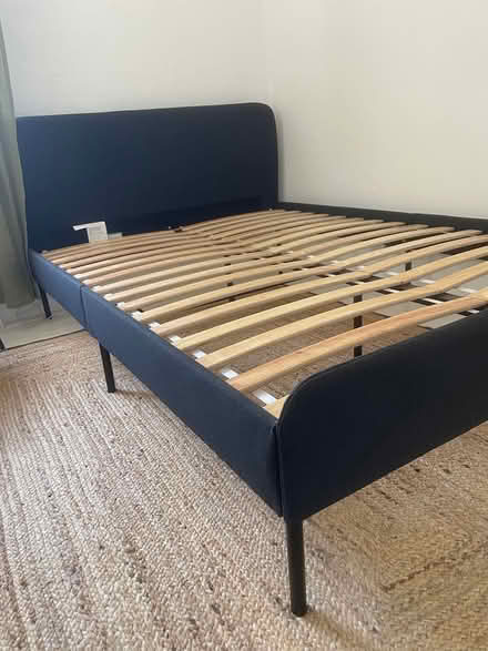 Photo of free IKEA bed double. SLATTUM- Saturday (Haringey, near St Ann's, N15) #1