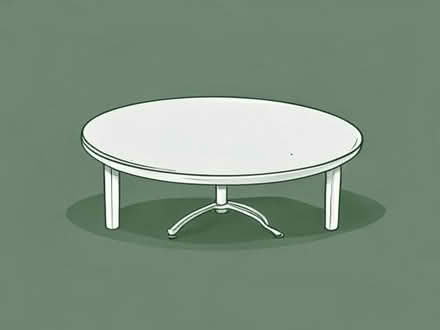 Photo of Round Metal Garden Table (Baldon Row OX44) #1