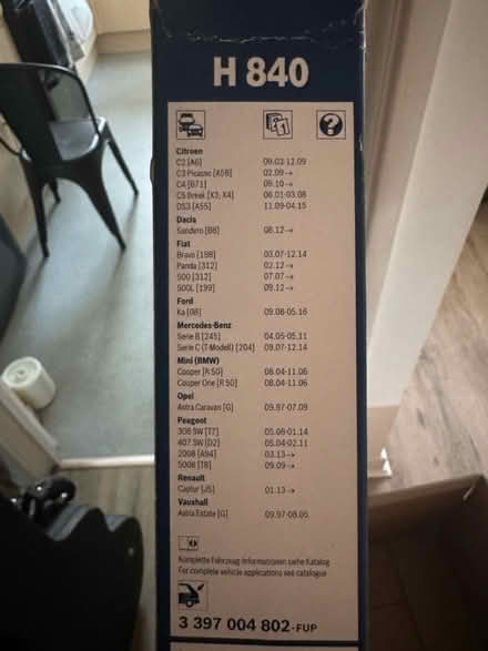 Photo of free Bosch rear windshield wipe (Edmonton Green) #3