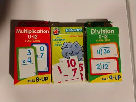 Photo of free Math Flashcards (Darien) #1