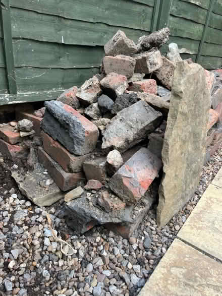 Photo of free Pile of bricks and stone slabs (Nether Edge S7) #3