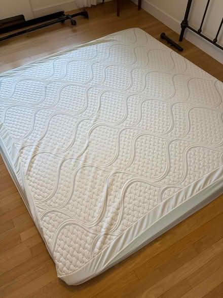 Photo of free KING Mattress Topper & Cover (Belmont, MA) #1