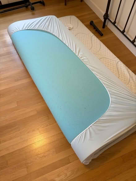 Photo of free KING Mattress Topper & Cover (Belmont, MA) #2