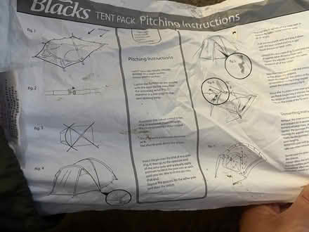 Photo of free 2 person tent (Blacks) (Sion Hill BA1) #2