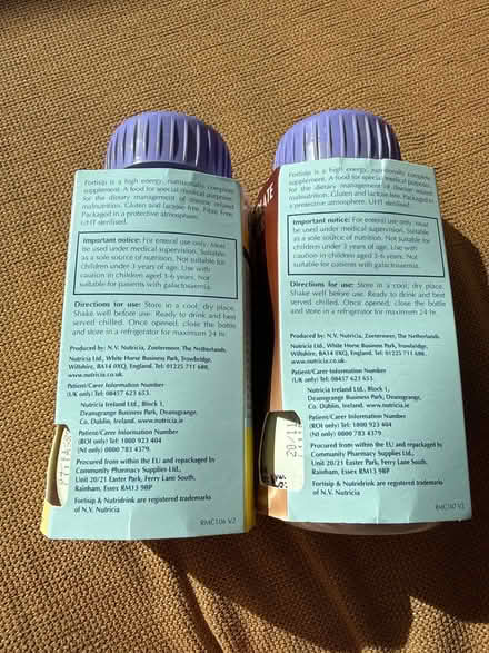 Photo of free Fortisip nationally complete food supplement (Ware SG12) #2