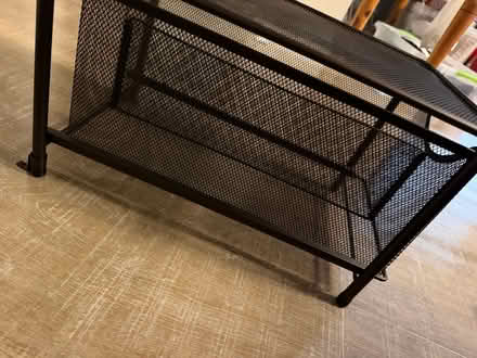 Photo of free Black metal mesh storage bin (Newtown, CT) #4