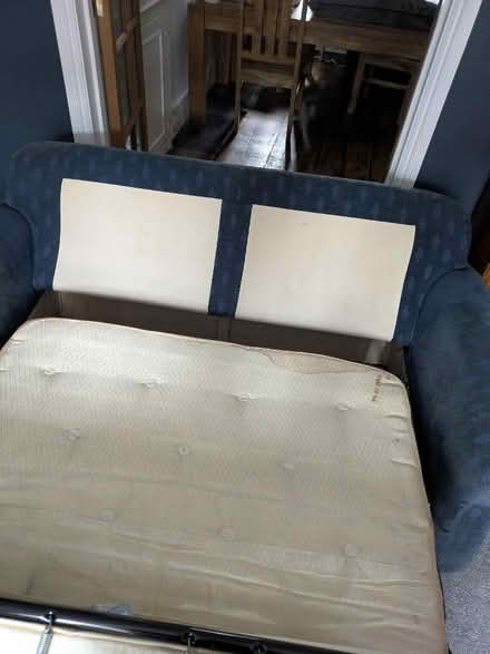 Photo of free Blue Two-Seater Sofa (Waverley Estate GU9) #3