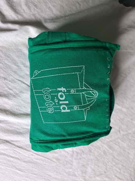 Photo of free Folding green tote bag (Battle RG30) #2