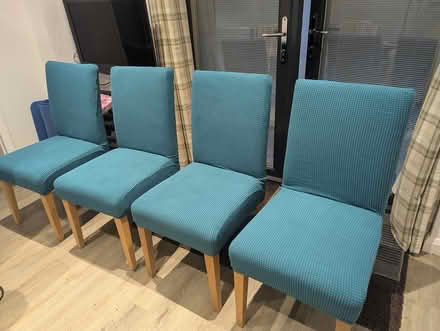 Photo of free 4 high back Next dining chairs (AL4) #3