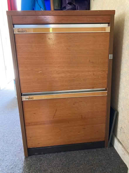 Photo of free 2-drawer filing cabinet. (Garsington OX44) #1