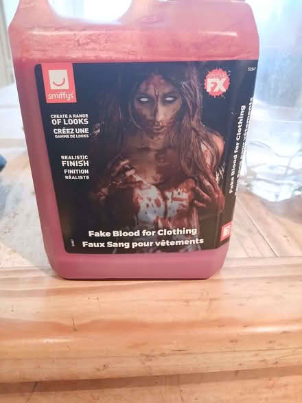 Photo of free Fake blood for costumes etc (Leckhampton GL53) #1