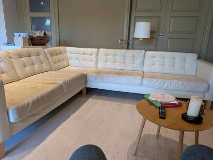 Photo of free Large L-shaped leather couch (Terenure) #1