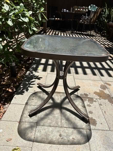 Photo of free Small patio table (Walnut Creek) #1
