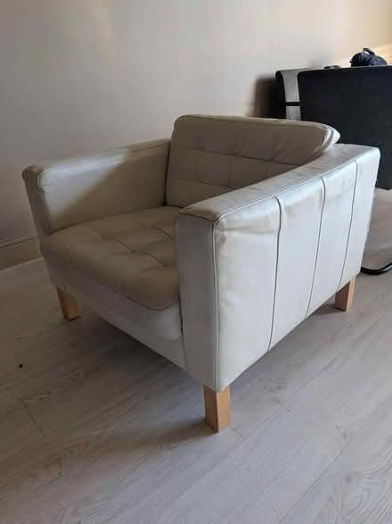 Photo of free Large L-shaped leather couch (Terenure) #2