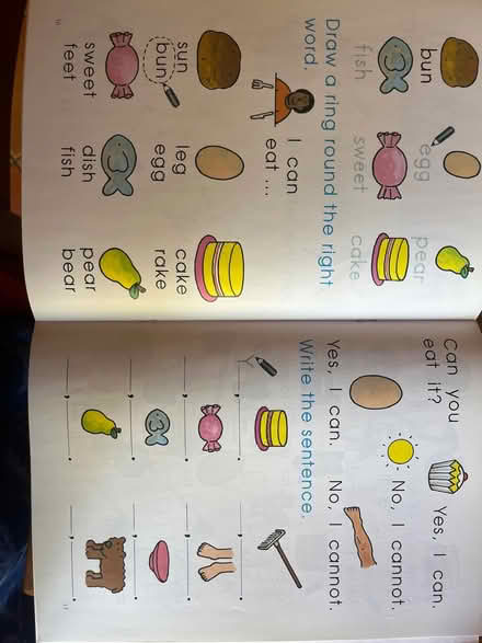 Photo of free English practice book age 5-6yrs (Booker HP12) #2