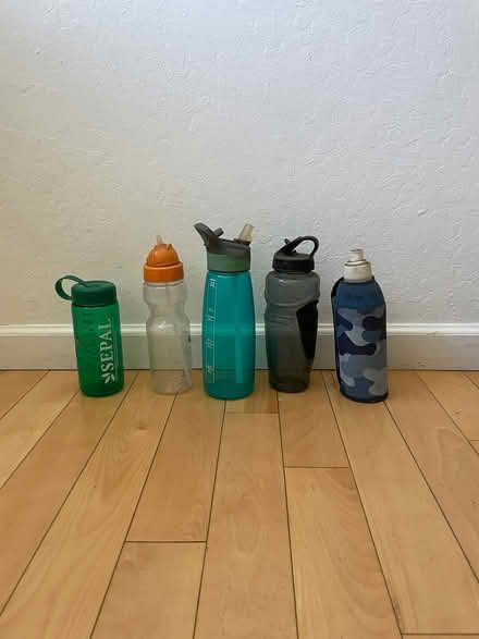 Photo of free Various water bottles (Cupertino foothills) #1