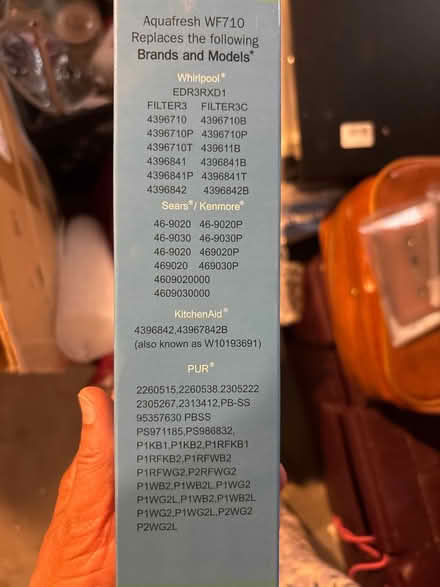 Photo of free 2 refrigerator water filters (North Arlington, NJ) #2