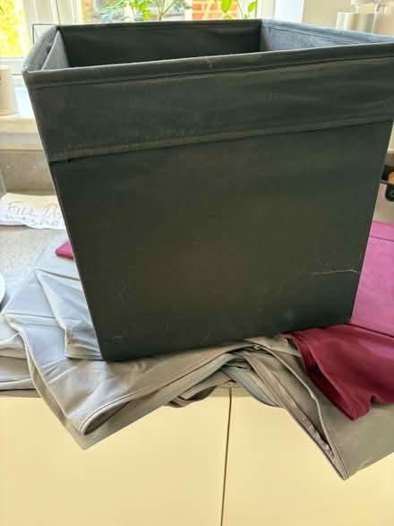Photo of free 6 collapsible fabric storage boxes (Northchurch HP4) #1
