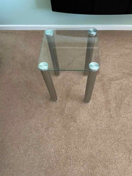Photo of free Glass topped side tables and tv stand (Pebsham TN40) #2