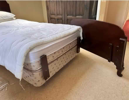 Photo of free 2 x dark wood single bed heads and foot boards. (Adel LS16) #2