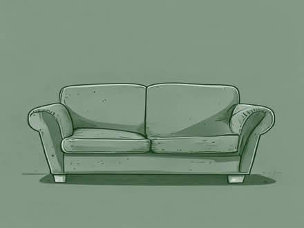 Photo of free old sofa no fire safty lable (New Malden KT3) #1