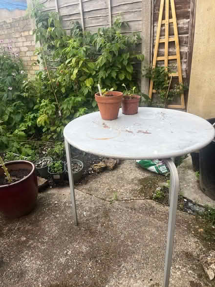 Photo of free Garden table 3 chairs (E17) #1