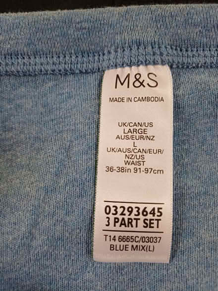 Photo of free M and S underpants, new, large (Woodley RG5) #2