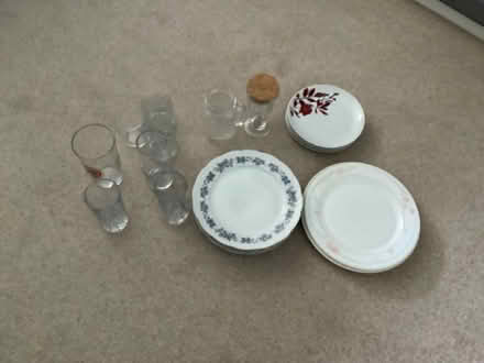 Photo of free Plates and Glasses (Ashington NE63) #1