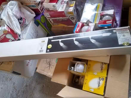 Photo of free Track lighting + light bulbs (Shrewsbury east side) #1