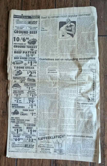 Photo of free 1985 newspaper section (Shoreline near 185th) #2