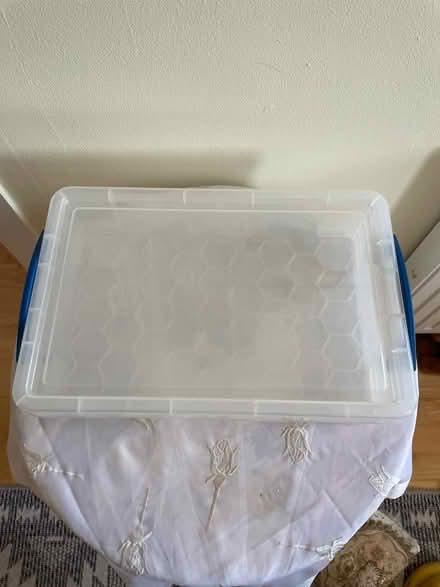 Photo of free A4 plastic storage box (Talbot Village BH10) #1