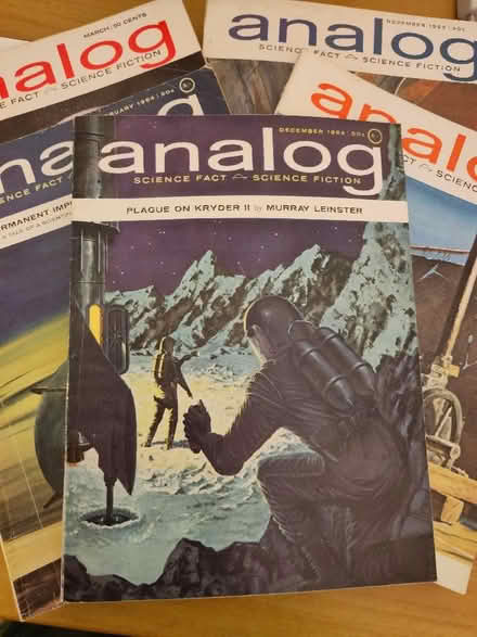 Photo of free Analog magazines (5) dated 1963/4 (Weston Rhyn SY10) #1