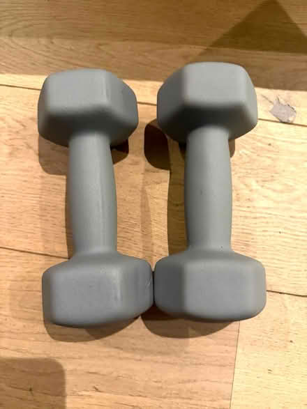 Photo of free 4kg Dumbbells (Tower Hamlets E14) #1